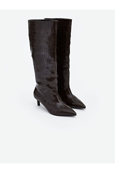 LC Waikiki Vizyon Yeni Sezon Deri Görünümlü Kadın Çizme