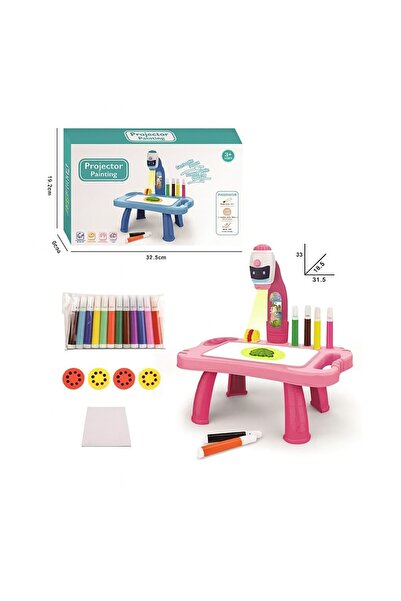 OEM Masa de desenat cu proiector tip Robot culoare ALBASTRU