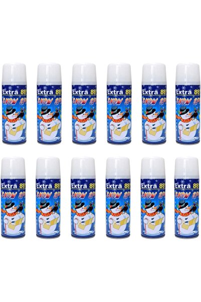 Yuwell YU WELL Crazy Snow Spray for Christmas Tree Decoration (12Pc-250ml)