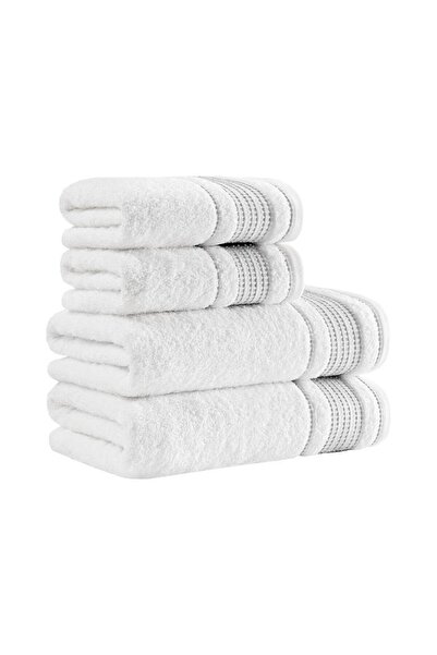 Karna Home Premium 4-Piece Towel Set Spruce 50X90/70X140 cm