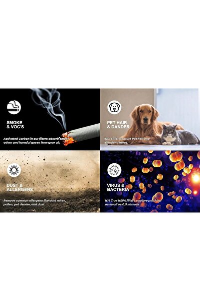 Generic Cleans Air Advanced HEPA 14 Air Purifier with UV Sterilization AJ/YXD-Y1000