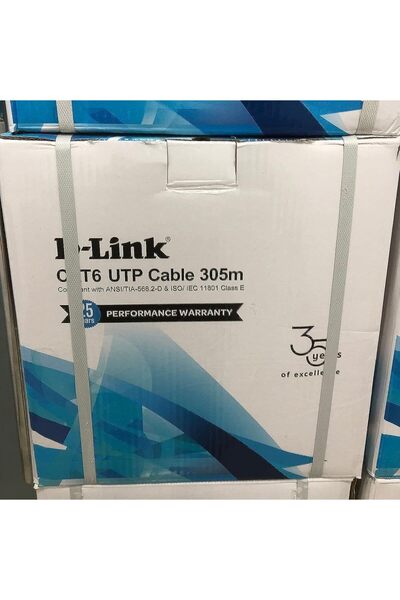 D-Link CAT-6 UTP Cable Roll 305 meter - Networking Cable, black