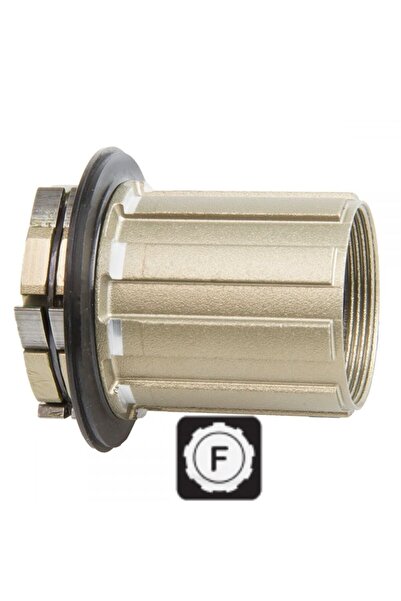 KlaussTech Casetă butuc Novatec din aluminiu alb cu 5 clicheți