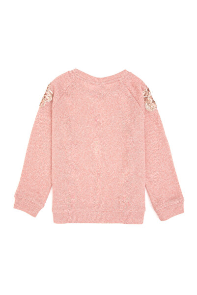 U.S. Polo Assn. Girl's Light Pink Sweatshirt 50314265-Vr078