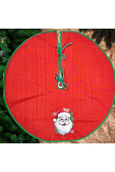 shules collection Santa Claus Embroidered Pine Tree Cover (90 cm)