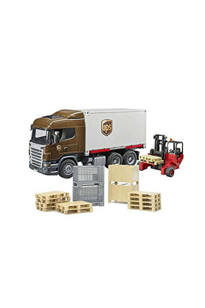 Bruder شاحنة سكانيا 560R يو بي إس للشحن طراز Br03582