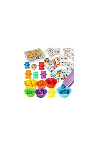 Three top online Ursuleți de pluș educativi - Învățarea numărării (44 buc)