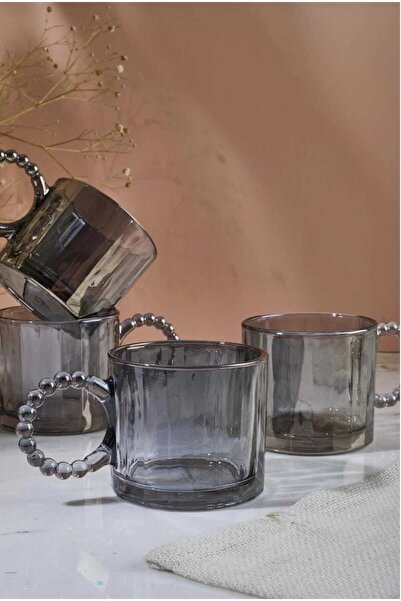 Home Ringo Line 4-Pack 200ml Bead Handle Mug