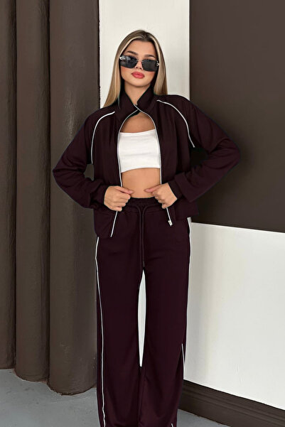 The Robi Modal Fabric Stripe Tracksuit Set