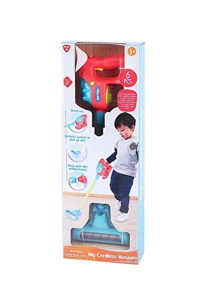 Play Go مكنسة كهربائية لاسلكية B/O - 6 قطع (أحمر) *