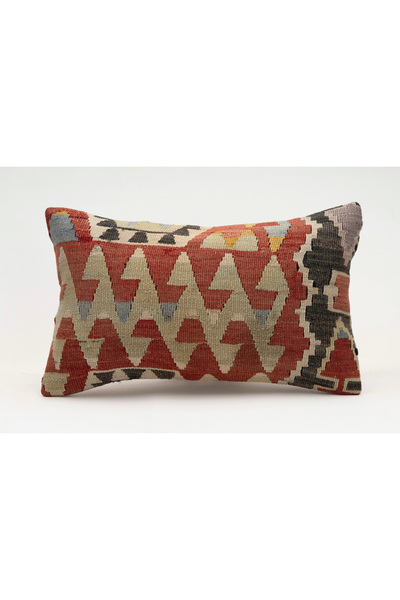 Kilim Whole Sale غطاء وسادة عتيق مصنوع يدويًا من الكليم والصوف، مقاس 30x50 سم