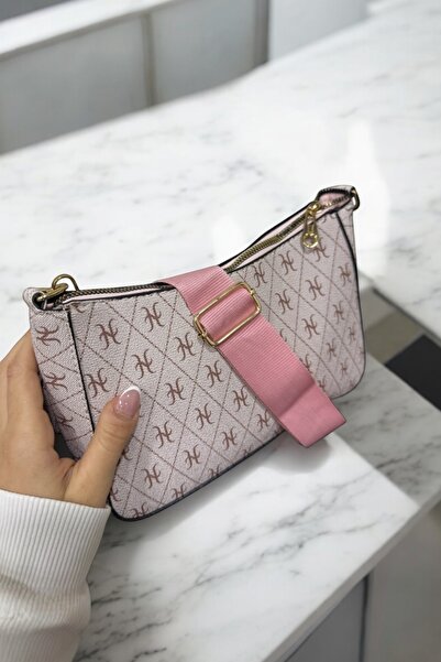 Stilgo Women's 2-Piece Patterned Shoulder Bag and Belt Set