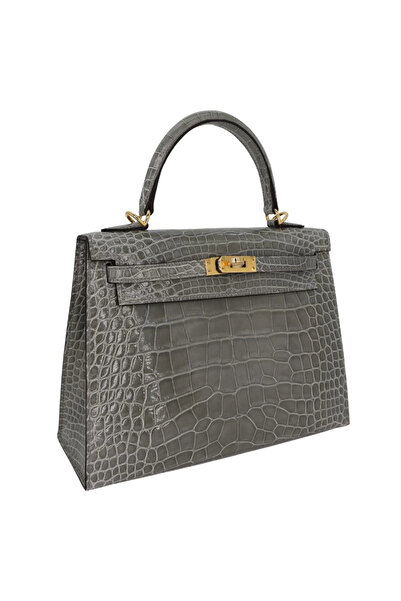 1way A beautiful gray handbag