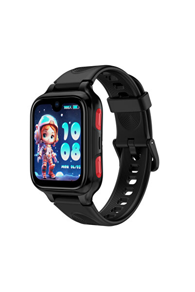 Lagenio K9, Negru, 4G, AMOLED de 1,78'', 1 GB RAM, 8 GB ROM, 5MP, Urmărire GPS, Control Parental, 700mAh