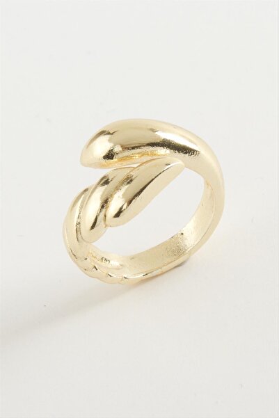 ZERO LAND MTXDPN حلقة معدنية ملتوية (152350) - أصفر