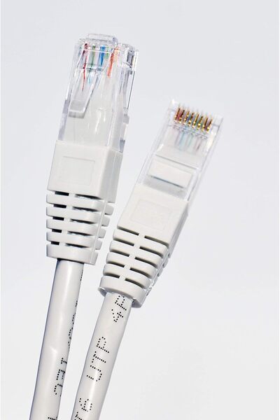 Generic Smart Link Cat6 UTP Ethernet Cable, High Quality, Gray, 15m