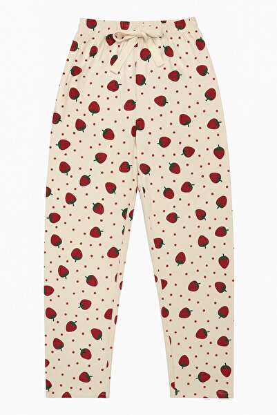 DERENE ملابس نوم نسائية كبيرة الحجم مع جيوب، قطعة سفلية ناعمة ومريحة