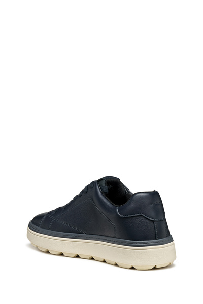 Geox Men's Navy Blue U Spherica Ecub-1.1 B Abx Lace-Up Leather Sneaker U56Luc00046C4002