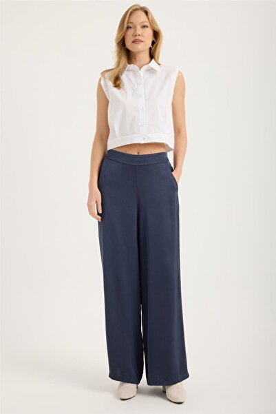 HomeStore Loose Cut Trousers with Pockets