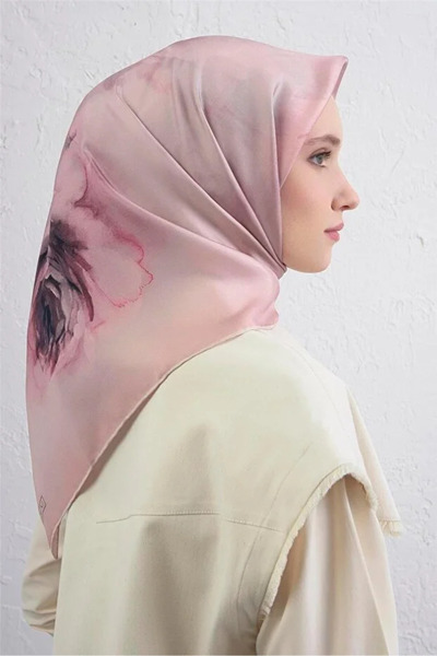 Armine Abstract Pattern Twill Silk Scarf -2025/2026 -9462D 29