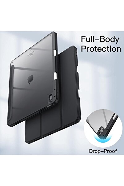 JETech Case for iPad Air 13-Inch M3/M2 (2025/2024) with Pencil Holder (Black)