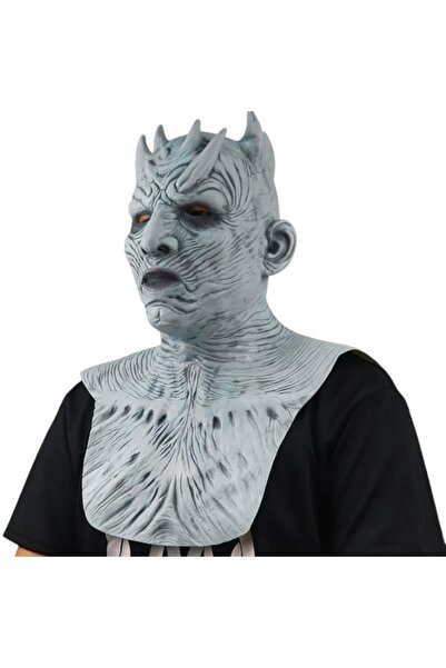 INWERSA Adult Latex Night King Mask for Halloween, New Year, Carnival, Masquerade