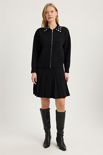 HomeStore Cardigan Skirt Twinset