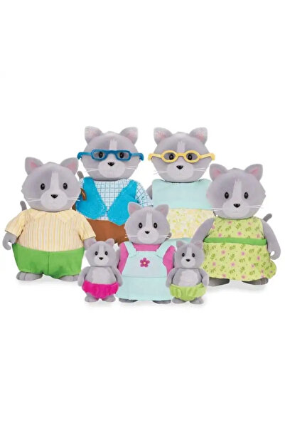 Li'l Woodzeez LiL Woodzeez Gri Kedi Ailesi Wz6530Z