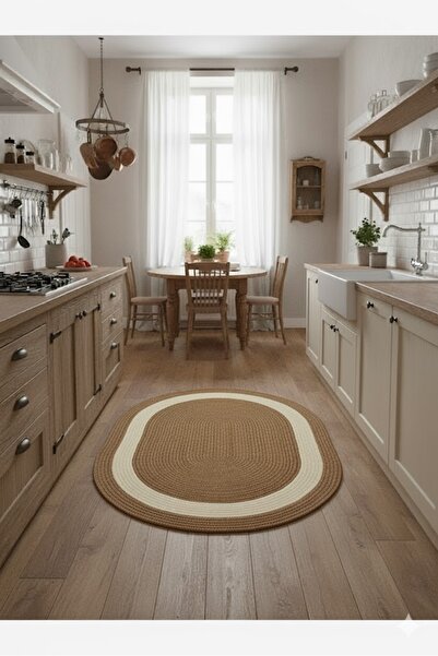 GNG Home Tekstil Jute Wicker Washable Living Room Kitchen Balcony and Garden Royal Series Jute Rug Jute Carpet