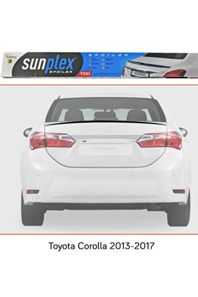 SUNPLEX Toyota Corolla 2013-2017 Spoiler Bagaj Çıtası Piano Black