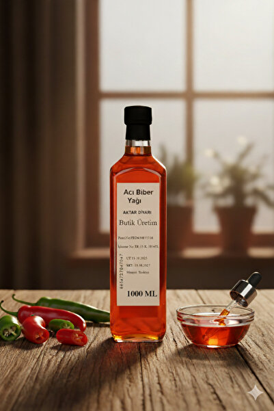 Aktar Diyarı Acı Biber Yağı 1000 ML