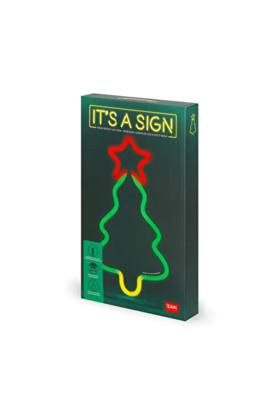 Legami New Year-Lg-Glass Tree Decoration Light-Glass Tree Color Nel0001