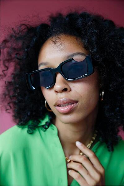 Bilge Karga Solin Black Sunglasses