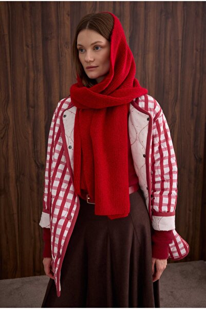 HEQA Patterned Quilted Jacket Gingham Pattern
