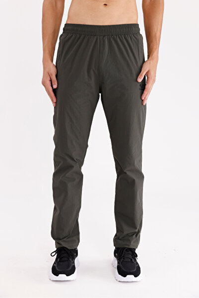 Rowinger بنطلون رياضي مرن من مزيج الليكرا الدقيقة مع جيوب جانبية عند الخصر، ت...