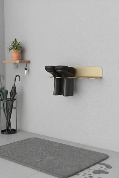 Grandmix Metal Çizme Bot Askılığı Duvara Monte Organizer Çok Amaçlı Ayakkabıl...