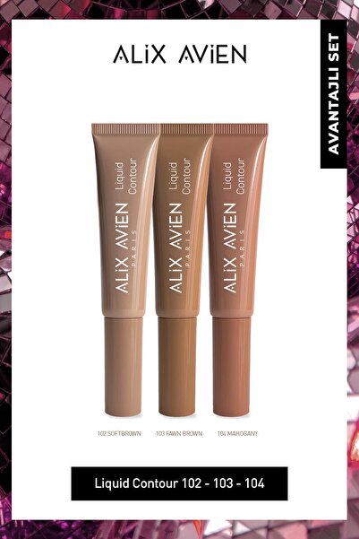 Alix Avien Yaşlanma Karşıtı E Vitaminli Nemlendirici Etkili Kremsi 3'lü Likit...