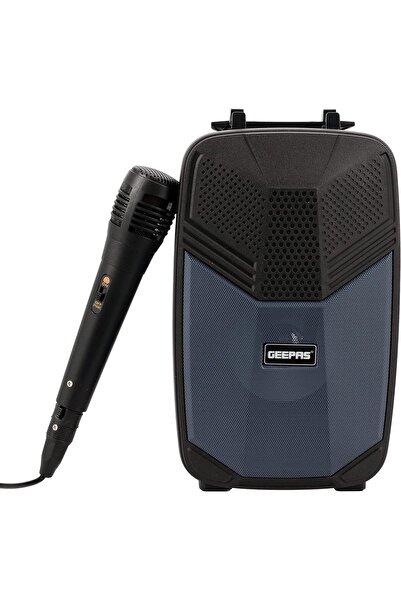 Geepas مكبر صوت محمول بتقنية البلوتوث مع ميكروفون GMS11156 - USB/TF/FM/AUX، إ...