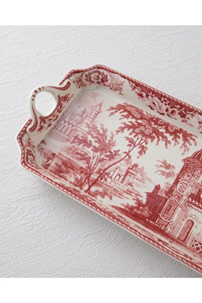 English Home Preston Stoneware Kayak Plate 38 cm Burgundy (17.11.2025)