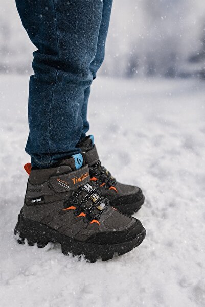 minibonito Cizme unisex confortabile cu talpă anatomică cu velcro pentru băie...