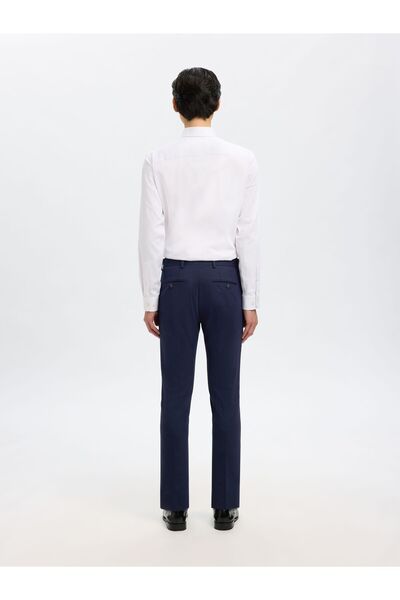 SELECTED Hose Gewebter Wollgemisch