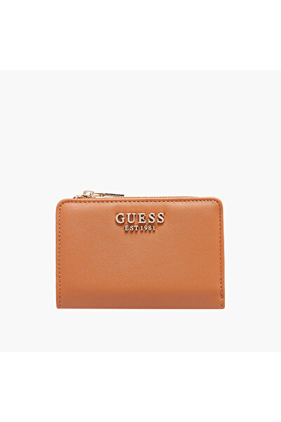 Guess Talent Textured Wallet with Zip Closure