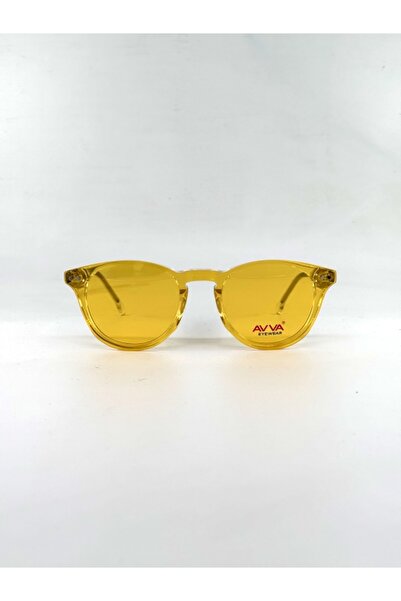 Avva T1001 C6 47-20-140 Unisex Transparent Sunglasses with Clip-On and Anti-Fog