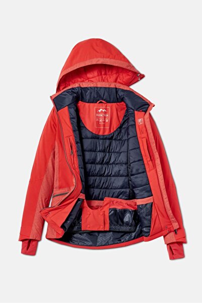 Tchibo Women Hooded Long Sleeve Soft Shell Jacket, Orange