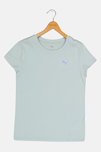 Puma Kids Girl Sportswear Fit Short Sleeve Outdoor T-Shirt, Sage Green