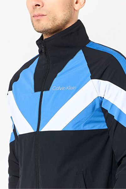 Calvin Klein Men Sportswear Fit Long Sleeve Outdoor Windbreaker Jacket, Multicolor