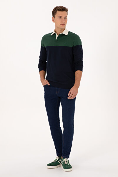 U.S. Polo Assn. Men's Dark Green Sweatshirt 50316428-Vr079