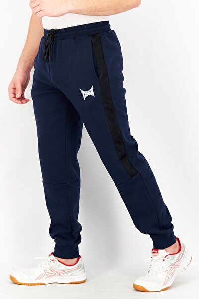 Tapout Men Sportswear Fit Drawstring Brand Logo Training Jogger Pant, Navy Blue