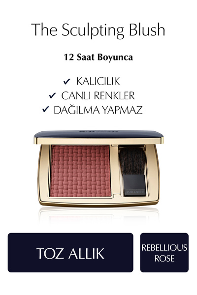 Estee Lauder The Sculpting Blush Toz Allık - Renk: Rebellious Rose