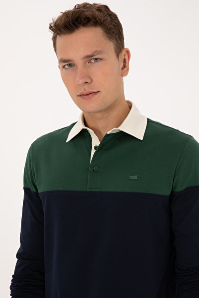 U.S. Polo Assn. Men's Dark Green Sweatshirt 50316428-Vr079